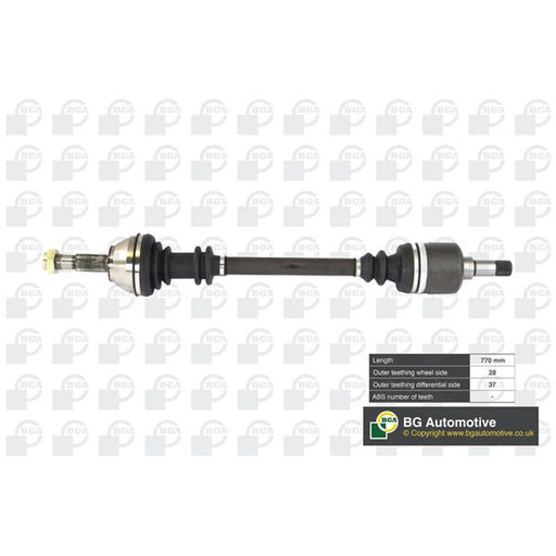 BGA CV Drive Shaft Driveshaft Front Left DS6710L