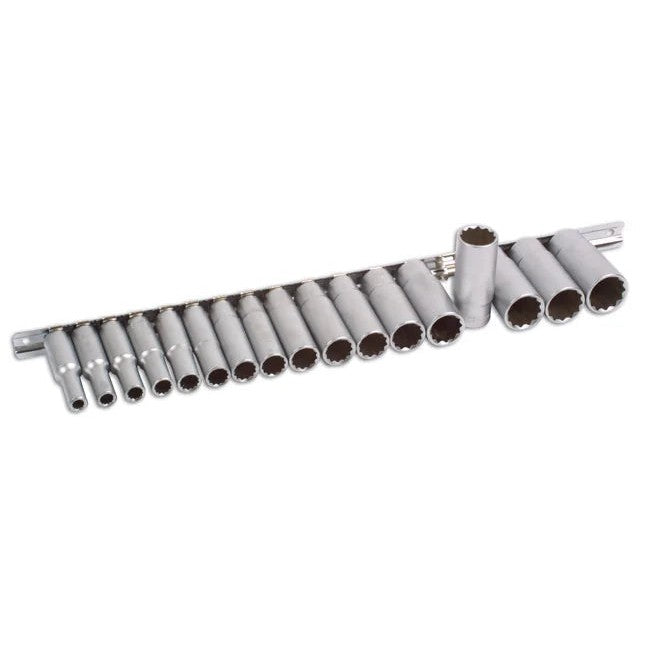 Laser Tools Deep Socket Set 3/8"D 17pc - PL