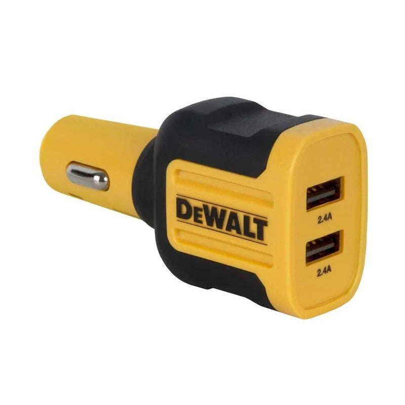 DEWALT Telecoms 2-Port Mobile USB Charger 24W - 141 9008 DWG
