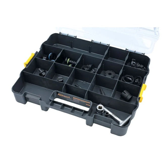 Connect Assorted Plastic Sump Plug Kit with Tools - 21pc - CPL