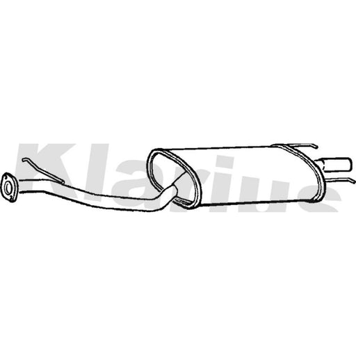 Klarius Box With Tail Pipe Rear HA257W
