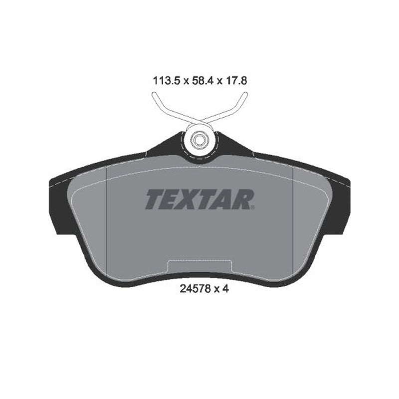 Textar Rear Brake Pad Set 2457803