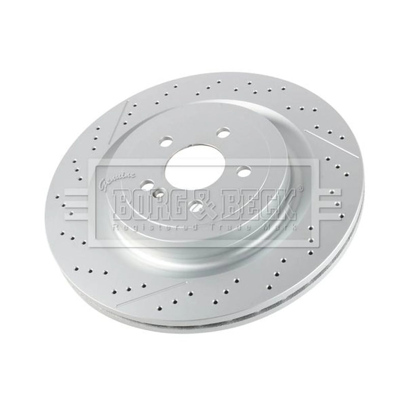 Borg & Beck 2 x / Rear Brake Discs BBD6216S