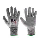 Scan PU Palm Cut D Gloves - XL (Size 10) - PES3353