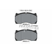 Textar Brake Pad Set 2914901
