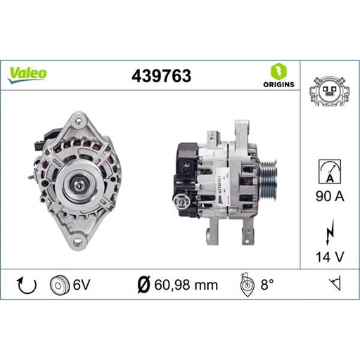 Valeo Car Alternator 12V 439763