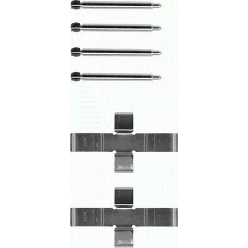 Textar Brake Pad Accessory Fitting Kit Front 82018200