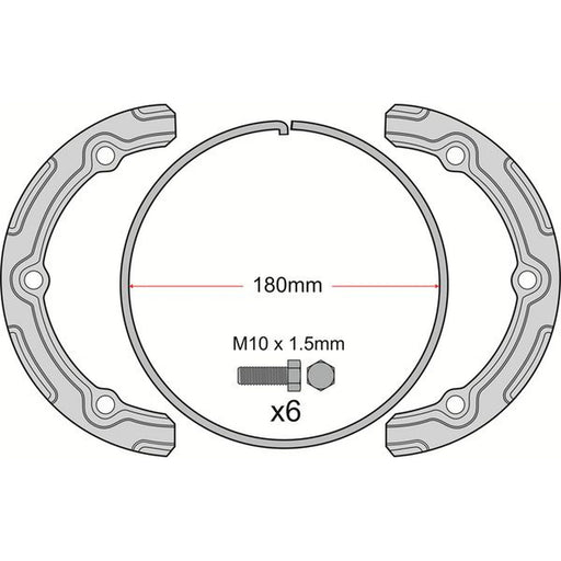 Juratek Brake Pad Accessory Fitting Kit non-steered l JCK400
