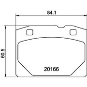 DON Front Brake Pad Set PCP1272