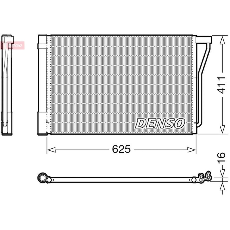 Denso Air Conditioning Condenser DCN05022