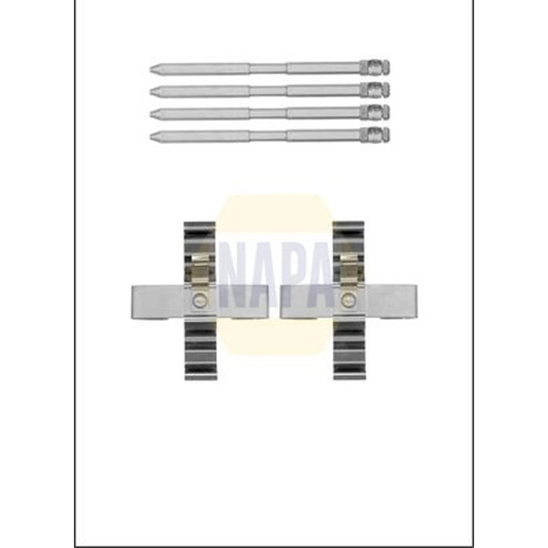 NAPA Brake Pad Accessory Fitting Kit Rear NFK1280
