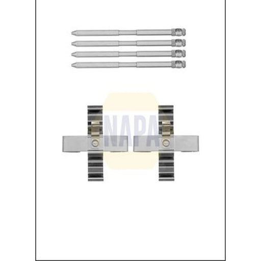 NAPA Brake Pad Accessory Fitting Kit Rear NFK1280