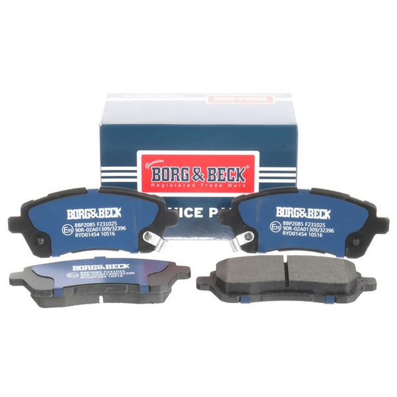 Borg & Beck 4 x Front Brake Pad Set BBP2085