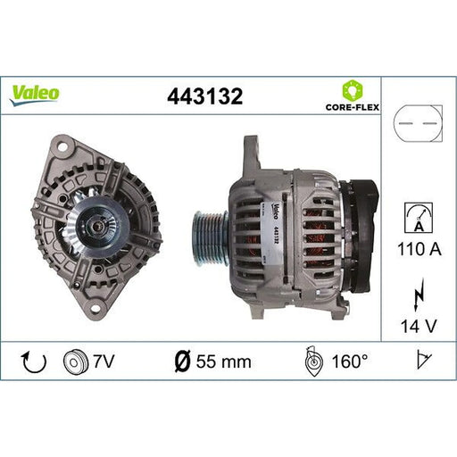 Valeo Car Alternator 12V 443132