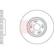 Apec 2 x Vented Brake Discs DSK2614