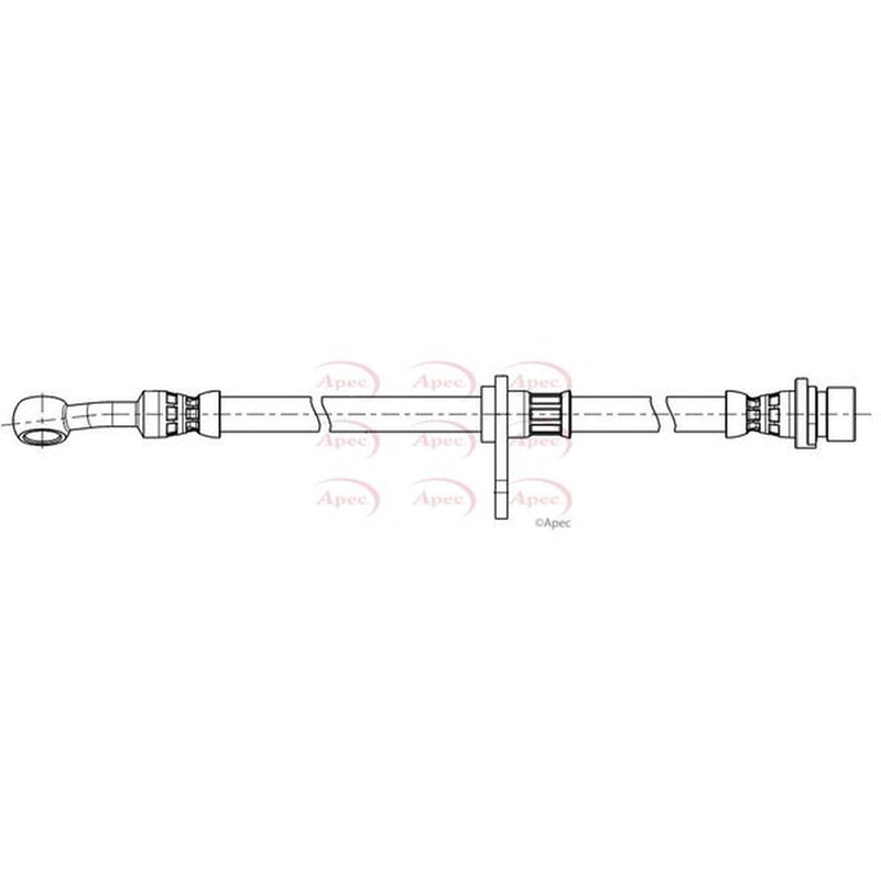 Apec Brake Hydraulic Hose Line Front Left HOS4447