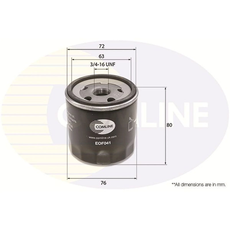 Comline Engine Oil Filter EOF041