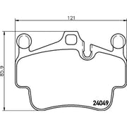 Mintex Front Brake Pad Set MDB2842