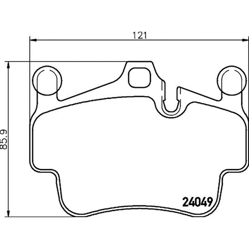 Mintex Front Brake Pad Set MDB2842