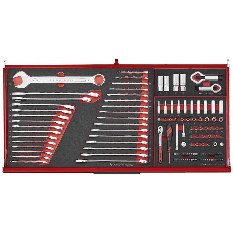 Teng Tools Mobile Tool Kit 513 Pieces Red TKW37R513F