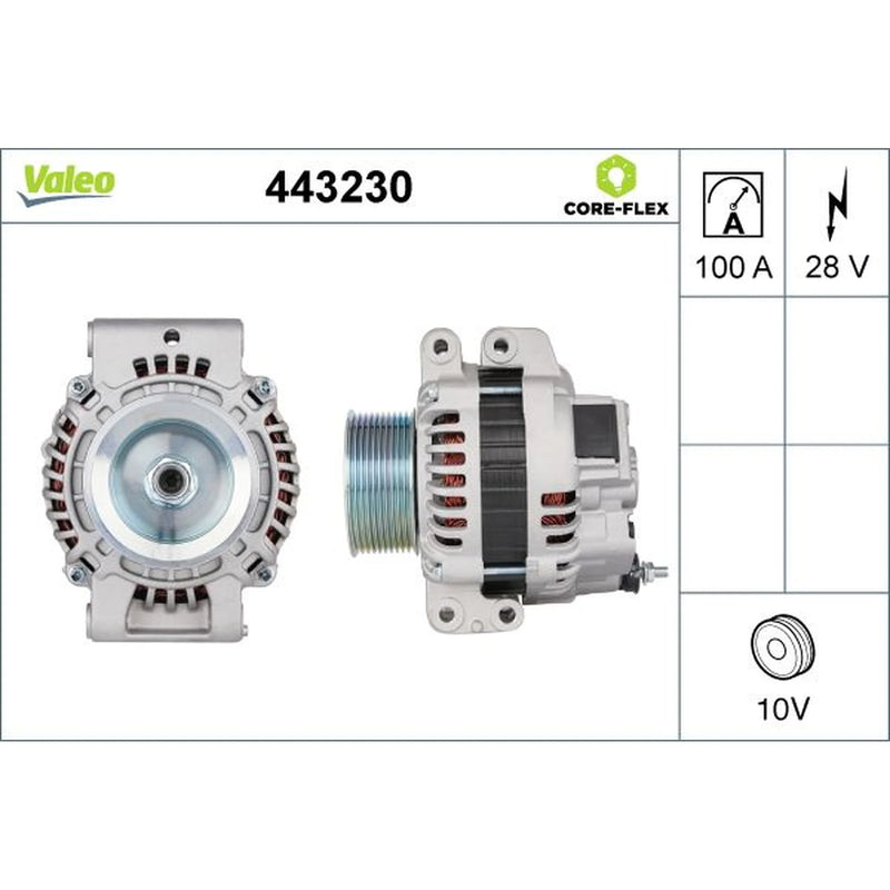 Valeo Car Alternator 12V 443230