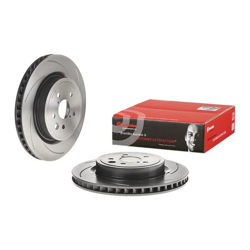 Brembo 2 x Slotted Rear Brake Discs 09.C181.21