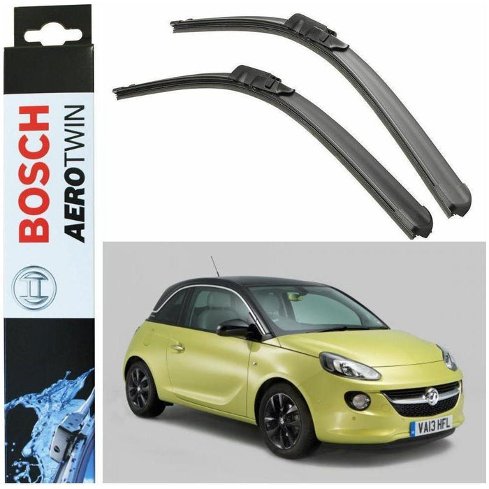 Bosch Aerotwin Front Wiper Blades Set Vauxhall Adam 03.13> A144S Bosch  - Town Parts