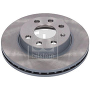Febi 2 x Internally Vented Front Brake Discs 19508