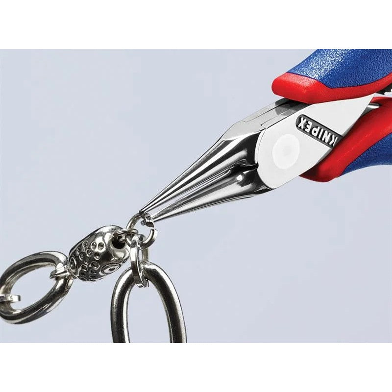 KNIPEX 35 32 115 Round Nose Electronics Pliers Multi-Component Grip 115mm