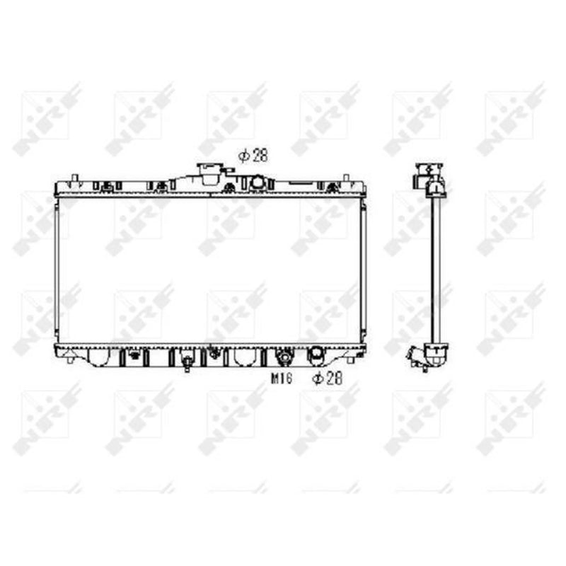 NRF Engine Radiator 536711
