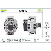 Valeo Car Alternator 12V 439540
