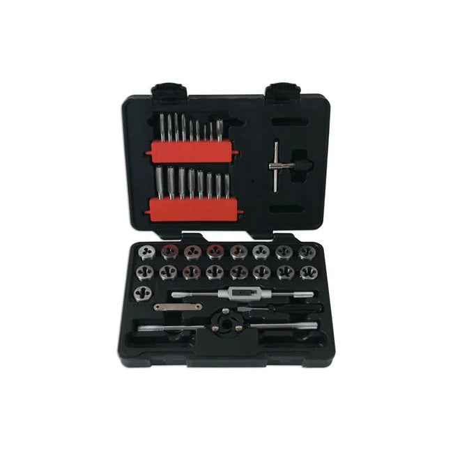 Laser Tools Metric Tap & Die Set 39pc - PL