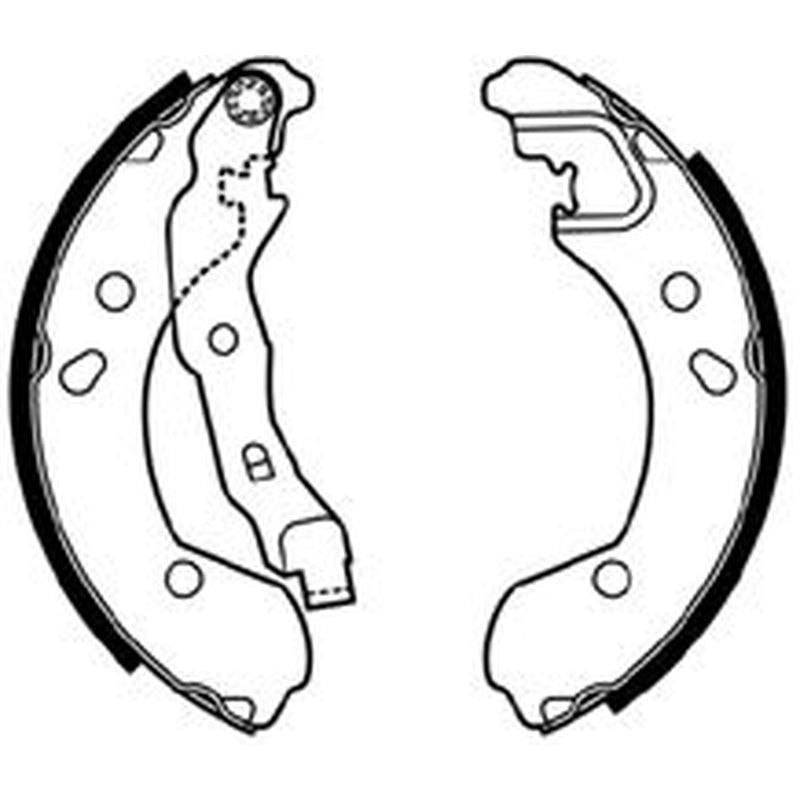 Abtex Brake Shoe Set Axle Kit ABS4040