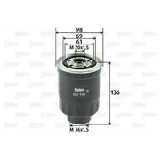 Valeo Fuel Filter Element 587716