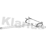Klarius Box With Tail Pipe Rear LR241T