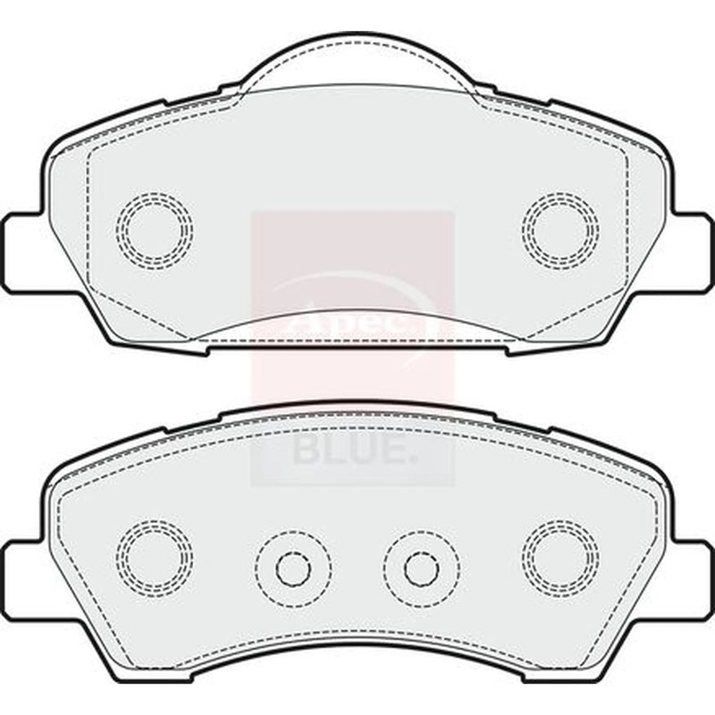 Apec Front Brake Pad Set PD3732