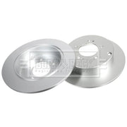 Borg & Beck 2 x Solid Rear Brake Discs BBD4763