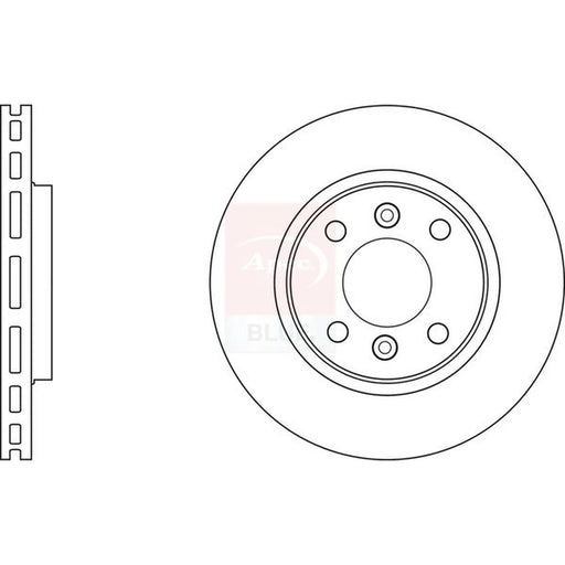 Apec 2 x Vented Front Brake Discs SDK6302