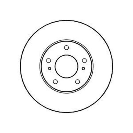 Abtex 2 x Vented Front Brake Discs BD1179V