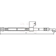 Apec Brake Hydraulic Hose Line Front Left HOS3648