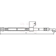 Apec Brake Hydraulic Hose Line Front Left HOS3648