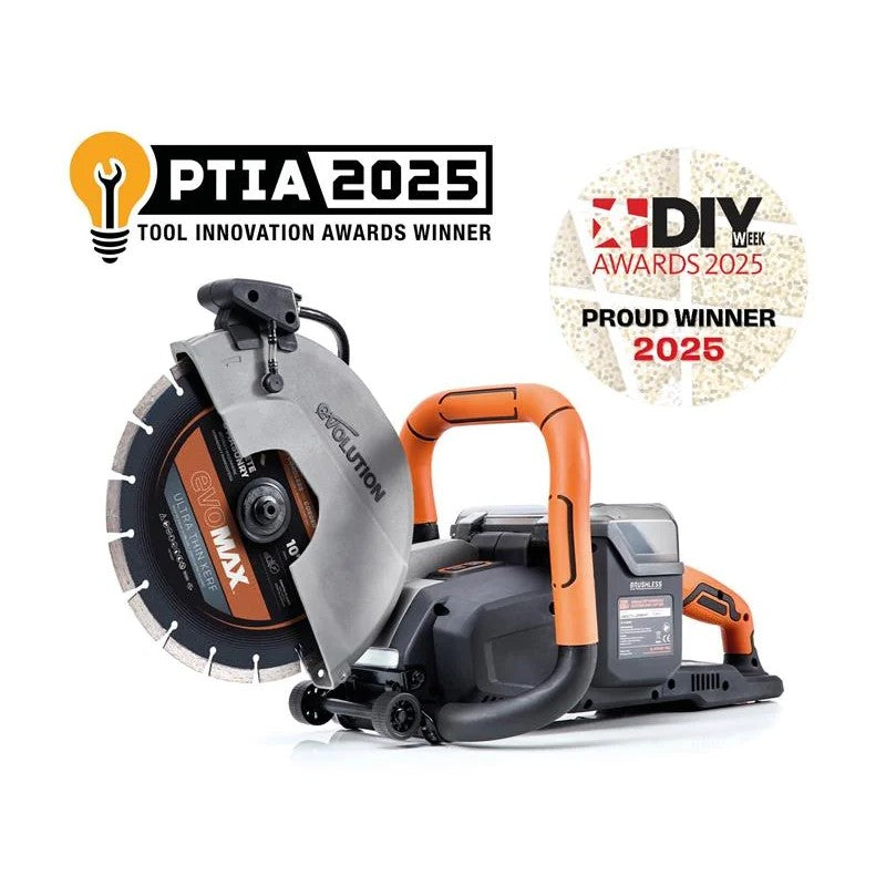 Evolution R260DCT-Li Cordless Disc Cutter 260mm 18V 2 x 8.0Ah Li-ion - 109-0001A