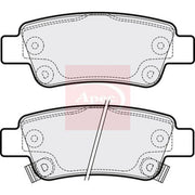Apec Rear Brake Pad Set PAD1583