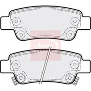 Apec Rear Brake Pad Set PAD1583
