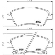 Mintex Front Brake Pad Set MDB2923
