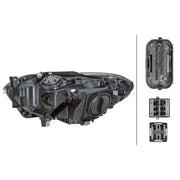 Hella Headlight Headlamp PY21W Right 1ZS 010 741-681