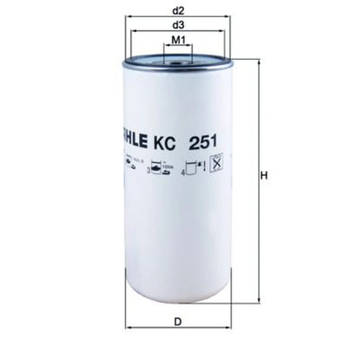 Mahle Fuel Filter Element KC 251