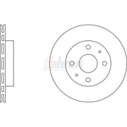Fahren 2 x Vented Front Brake Discs FBD6343
