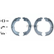 Textar Parking Brake Shoe Set 91079600