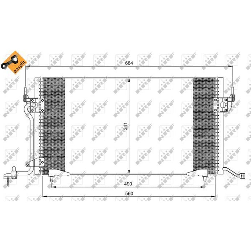 NRF Air Conditioning Condenser 35260